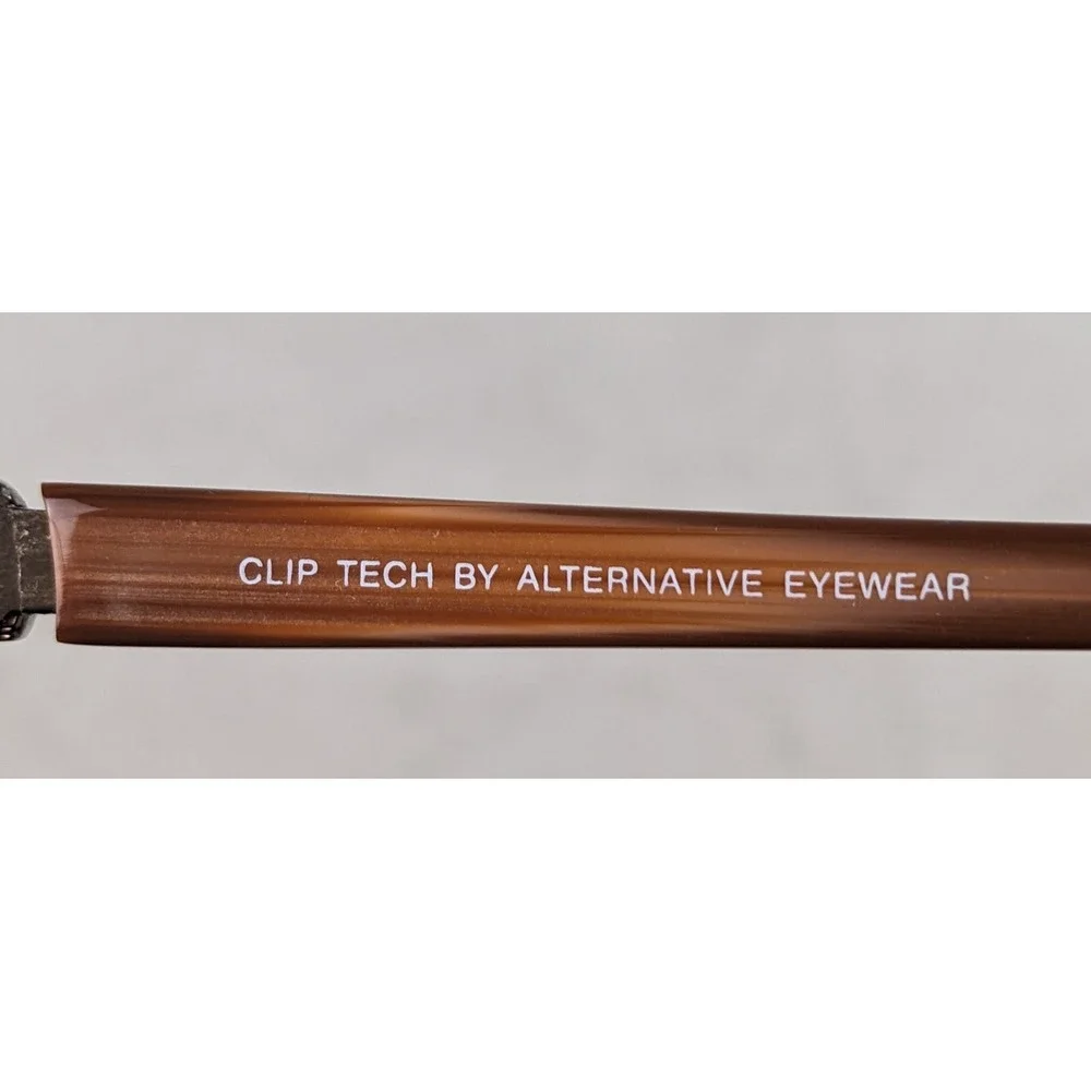 Clip tech Alternative Eyewear‎ Eyeglasses Frames Rectangular Metal Plastic